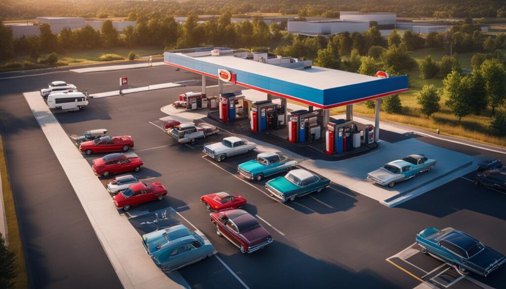 chain of gas stations