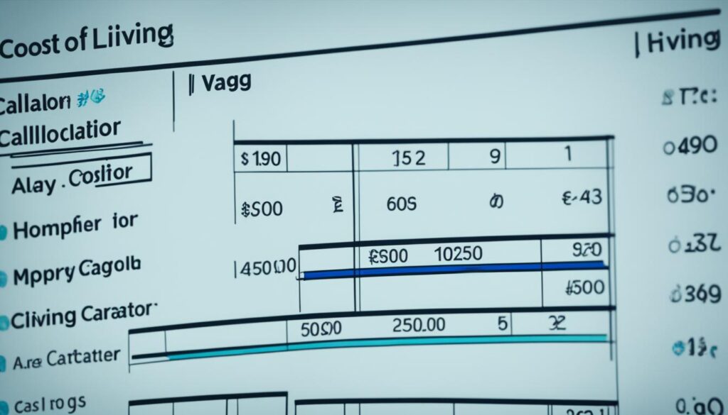 cost of living salary calculator