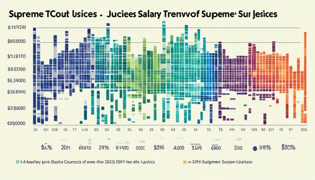 historical salary data for Supreme Court Justices