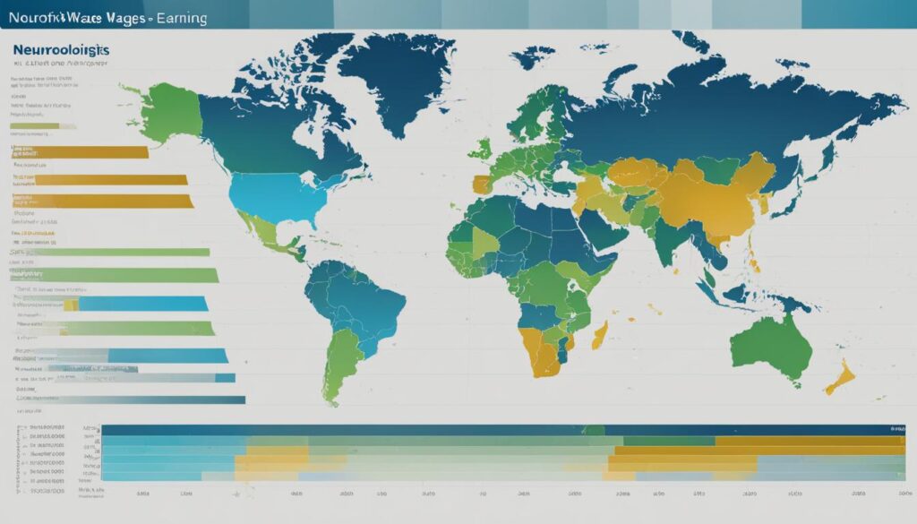 neurology salary by region