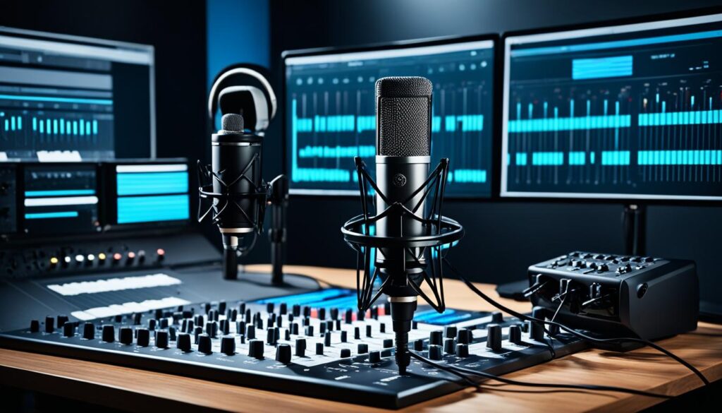 podcast recording equipment