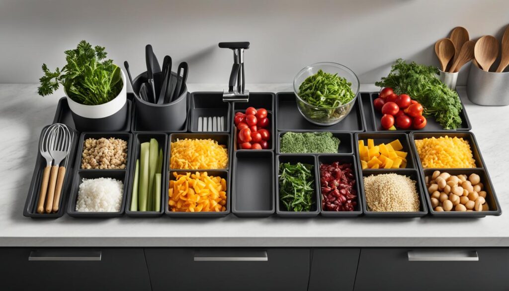 Prepdeck kitchen organization system