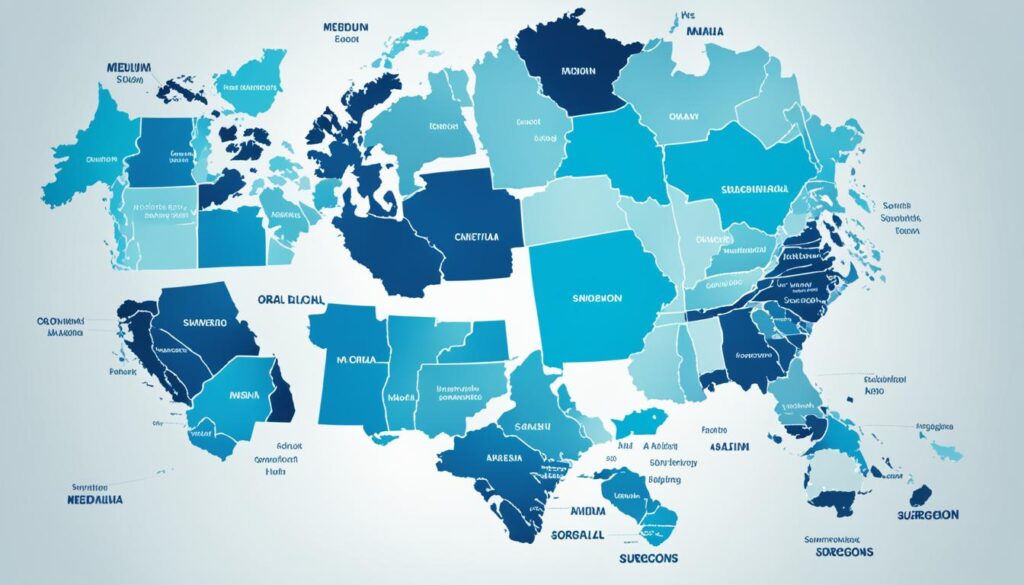 regional variations in oral maxillofacial surgeon salary